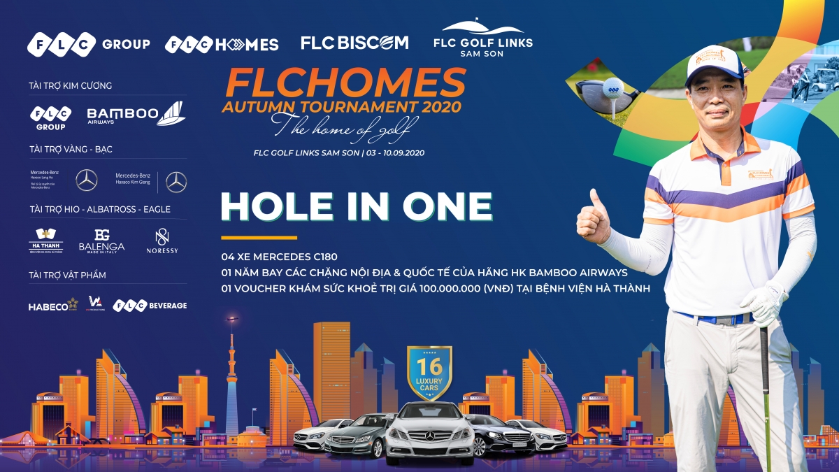 Golfer Nguyễn Thanh Anh ghi Hole in One, giật 4 xe sang tại FLCHomes Autumn Tournament 2020